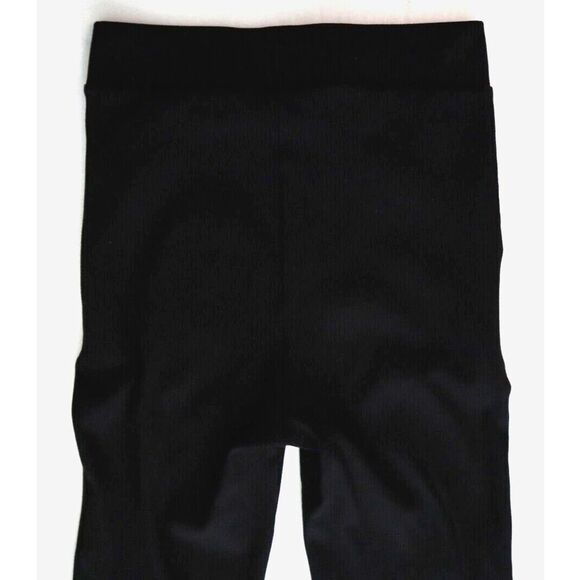 Naked Wardrobe P0083 Women's Sz S Black Snatched High Waist Ribbed Joggers - Picture 7 of 10